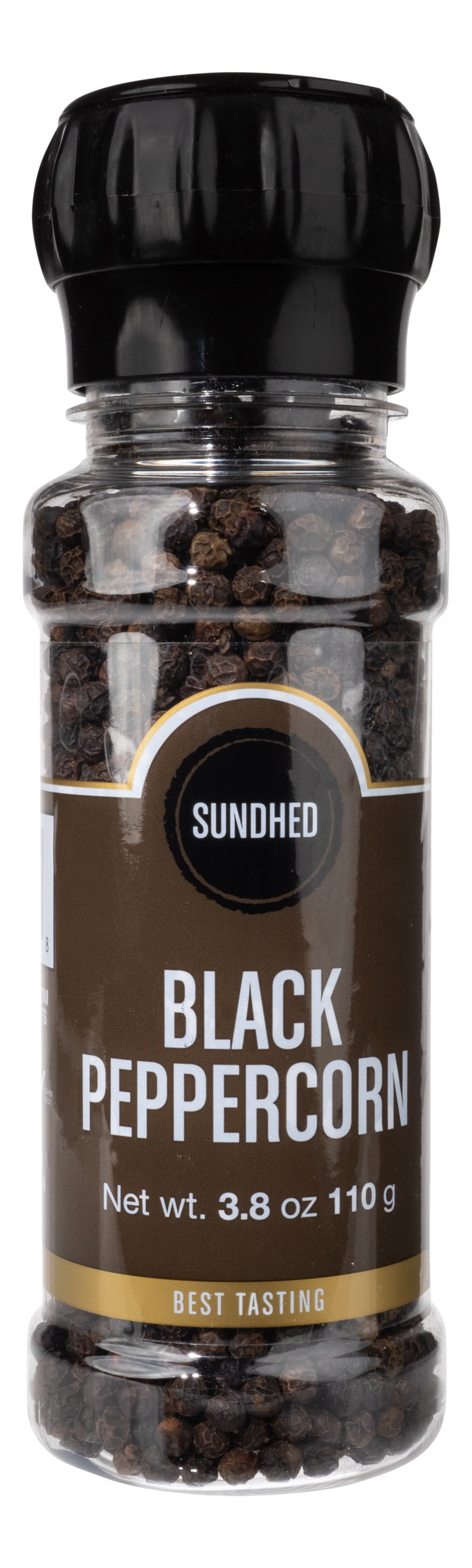 Black Peppercorns in Grinder 3.8 Oz