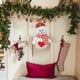 thumbnail image 4 of pstuiky Adornos navideños de ciervo colgante navideño de ciervo nevado adornos navideños con ambiente flocado decoraciones navideñas de reno para mesa., 4 of 6