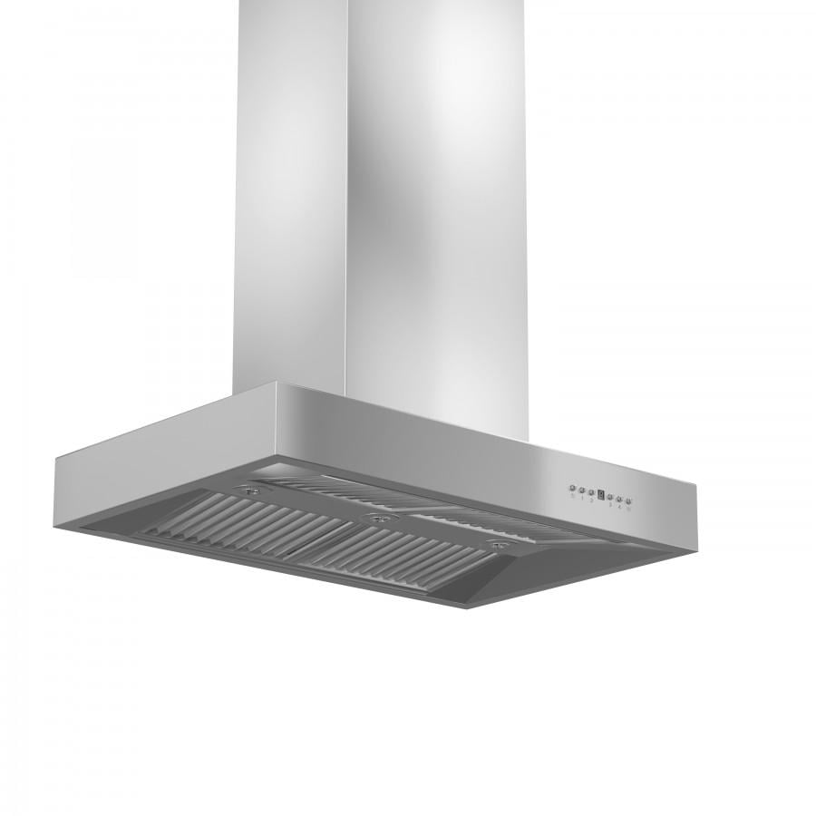 ZLINE 42 in. Professional Island Mount Range Hood in Stainless Steel (KECOMi-42)