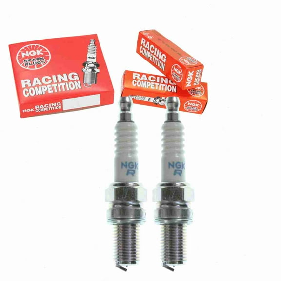 2 pc NGK 5281 Racing Spark Plugs for 1006 5732 661 667 A51R A55R A57C A57R IXU01-31 RA59GC Ignition Wire Secondary