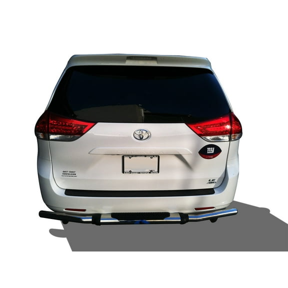 Black Horse Rear Bumper Guard 8TY918SS-1 For 11-15 Toyota Sienna Stainless Steel Rear Bumper Guard Single Tube With Step PAD