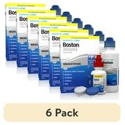 (6 pack) Boston ADVANCE Formula Contact Lens Solution Travel Pack – Complete Contact Lens Cleaning and Care Kit for Rigid Gas Permeable Lenses – from Bausch + Lomb