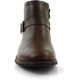 thumbnail image 4 of Ferro Aldo Dalton MFA606322 Brown Color Men's Ankle Boots With Zip Up Boot Design and Classic Buckle Detailing Dress Boots For Work or Casual Wear, 4 of 7