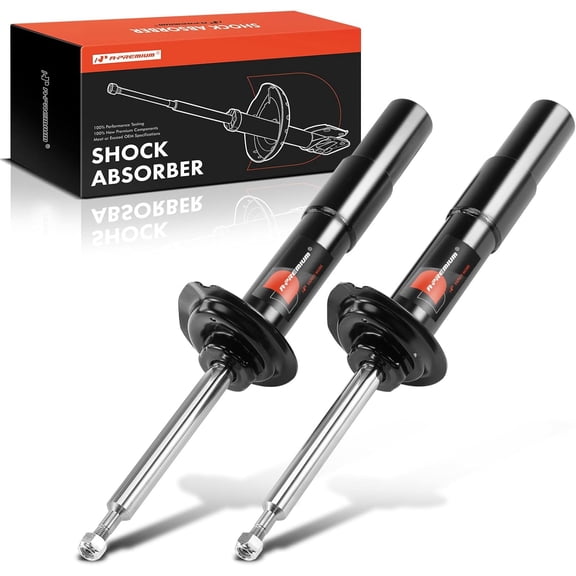 A-Premium Front Pair (2) Shock Absorber Strut Compatible with BMW 525i 530i 2004-2007 528i 535i 2008-2010 545i 2004-2005 550i 2006-2010