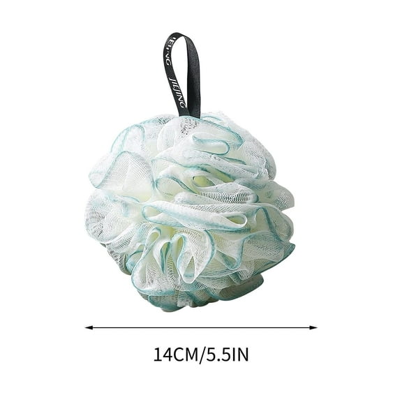 Moocorvic Bath Shower Loofah Sponge Pouf Body Wash Scrubber Exfoliating Body Scrubber,Exfoliate with Beauty Bathing Accessories,