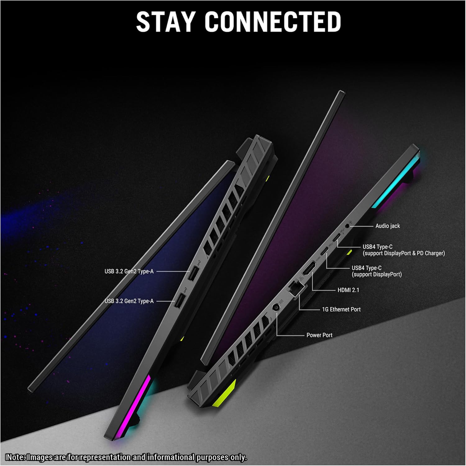 ASUS ROG Strix G16 Gaming Laptop, AMD Ryzen 9-8940HX, 64 GB DDR5 RAM, 2 TB PCIe SSD, 16" WUXGA (1920x1200) 165Hz Display, Nvidia G-Force RTX 5070Ti, 4-Zone RGB Backlit Keyboard, W11 Pro, Eclipse Grey