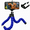 Blue(Tripod + Phone Mount), variant on RAYWOWO Flexible Phone Tripod with Wireless Remote & U-Shaped Clip for iPhone 17-12, Android, Compact Camera Tripod with 1/4" Mount, Webcams, Vlogging & Travel, Black