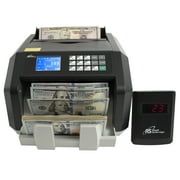 Royal Sovereign Back Load Bill Counter with Value Detection, Counterfeit Identification - Black