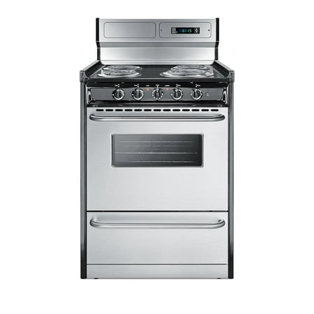 Summit Professional 24-Inch 4-Burner Freestanding Electric Range