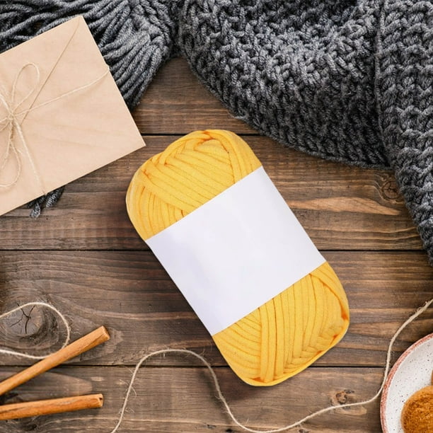 Hilo de ganchillo acrílico Milk Soft | Mezcla colorida de lana para tejer a mano | Rollo de 50g | Cálido, Lustroso, Fácil de Cuidar | Manualidades y accesorios DIY | Color de la luz solar | Hilo