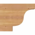 thumbnail image 3 of 3 1/2"W x 10"H x 12"L Newport Smooth Rafter Tail, Western Red Cedar, 3 of 4