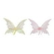 thumbnail image 1 of 2 piezas de disfraz de alas de hada para niñas, accesorio de fiesta para niños rosa dorado, 1 of 9