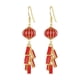 thumbnail image 1 of Pendientes de Año Nuevo Chino Pendientes Colgantes Elegantes Únicos Pendientes Colgantes Gota Estilo A, 1 of 9