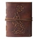 thumbnail image 1 of Diario de cuero de lobo con relieve Vintage Leather Craft & Journals Cuaderno de escritura 7x5 pulgadas, 1 of 3