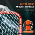 thumbnail image 5 of 72"x48" Steel Street Hockey Net - Professional Size Goal w/4mm Thick Net - Indoor & Outdoor Use - Easy Assembly, 5 of 11
