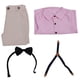 thumbnail image 4 of Conjunto de pantalones y camisas para niño delicado lavable seguro respetuoso con la piel traje de caballero para bebé bonito a la moda para boda para fiesta de cumpleaños Higoodz Otros, 4 of 8