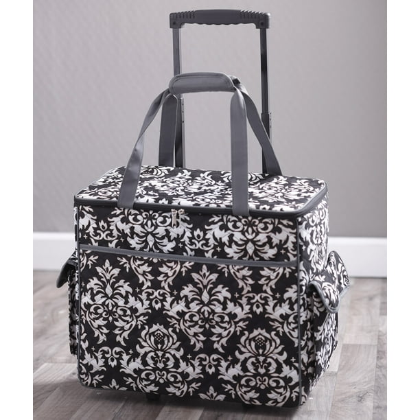 Rolling Sewing Machine Tote Bag For Knitting Stitchery Crochet Walmart Com Walmart Com