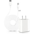thumbnail image 1 of Cargador iPhone MFi USB C 20W con Cable 10 Pies, Carga Rápida Compatible con iPhone 14/14 pro/14 plus/14 pro max/13/12/11/11Pro/XS/X/XR, iPad, 1 of 7
