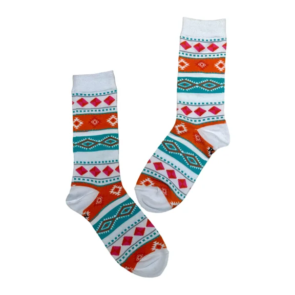 Women's Multicolor Western Cotton Poly Socks
