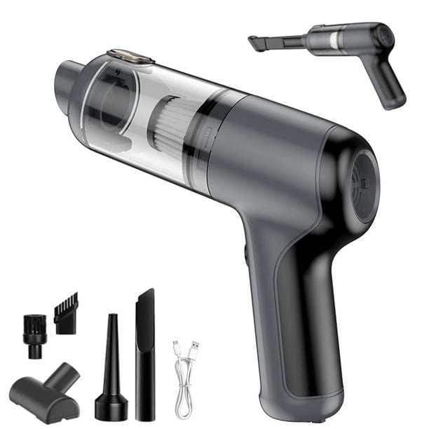 CAVIGLTE Aspiradora de Mano, 2 en 1 Aspiradora para Auto y Soplador, 5500PA Aspiradora de Mano Inalambrica, Aspiradora Portal para Automóviles, Teclados, Oficinas