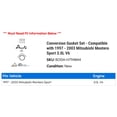 thumbnail image 2 of Conversion Gasket Set - Compatible with 1997 - 2003 Mitsubishi Montero Sport 3.0L V6 1998 1999 2000 2001 2002, 2 of 2