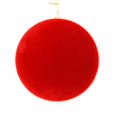 thumbnail image 1 of Vickerman M181203 Ornement de Boule Floqué Rouge de 12 Po, 1 of 1