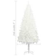 thumbnail image 4 of vidaXL Artificial Pre-lit Christmas Tree White 210 cm, 4 of 5