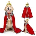 thumbnail image 1 of Disfraz de Perro King para Perro, Disfraz de Halloween para Perros medianos y Grandes (Grande), 1 of 3