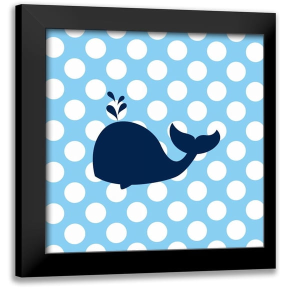 Robinson, Tamara 12x12 Black Modern Framed Museum Art Print Titled - Whale