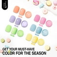 thumbnail image 3 of Candy Lover Gel Nail Polish, 6 Colors Classic Macaron Gel Polish Set, Soak Off UV LED Needed Nail Gel Set, Nail Art Gift for Women DIY Manicure, 3 of 9