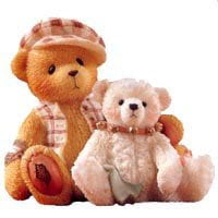 Cherished Teddies - Bailey and Friend - The Only Thing More Contagious Than a Cold is a Best Friend 662011 By Pricilla and Glenn Hillmans Cherished Teddies (Only The Best Boys)