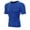 Blue, variant on EFINNY 1Pc Men's Quick Dry Sports Shirt Long Sleeve Athletic Compression Sports Tops Under Base Layer Tights T-Shirt,US Size L