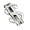 Silver, variant on MasteelfCA 1pcs Stainless Steel Money Wallet Clips Dollar Sign Shape Banknote Clips Metal Money Folder Credit Holder