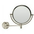 thumbnail image 3 of ALFI brand ABM8WR-BN 8" Round Wall Mounted 5x Magnify Cosmetic Mirror, 3 of 8
