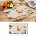 thumbnail image 6 of Hummingbird Butterfly Placemats Set of 12, Spring Flowers Bird Non-Slip Place Mats Washable Table Mats for Kitchen Dining Table Decorations Indoor/Outdoor, 6 of 9