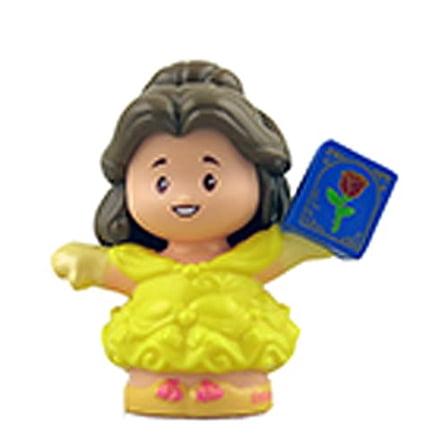Replacement Part for Fisher-Price Little People Princess Figure Pack - GKG98 ~ Replacement Princess Belle Figure ~ Holding a Rose Book ~ Works with Other Playsets As Well!