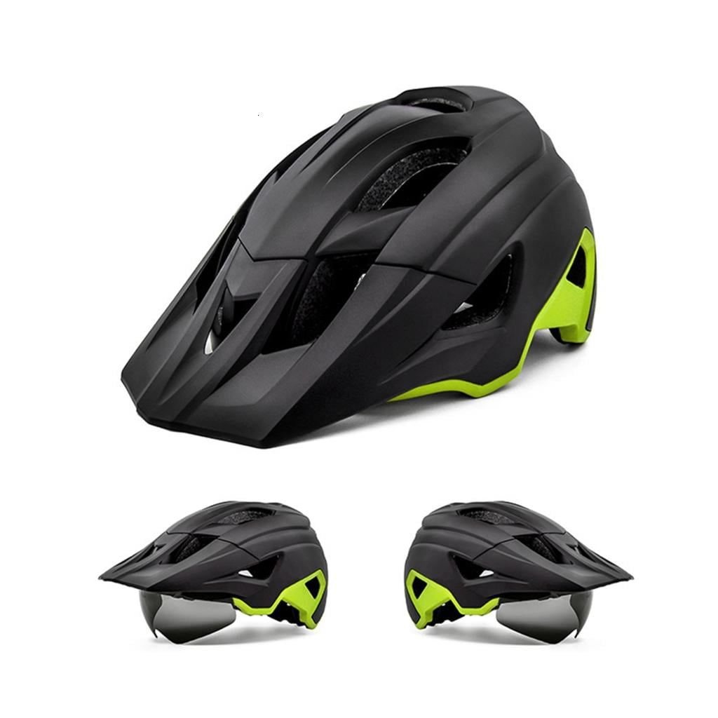Giaone Magnetic Snap Visors Bike Helmet Lightweight PC with Rechargeable LED