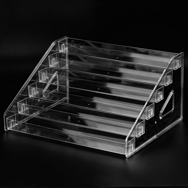 Organizador de esmaltes de uñas SUTOKAKA, acrílico transparente, 6 capas