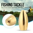 thumbnail image 3 of Fishing Sinker  Fishing Weight  Copper Sinker 10Pcs  Copper Weights Sinkers Fishing Tackle Accessory, 3 of 8