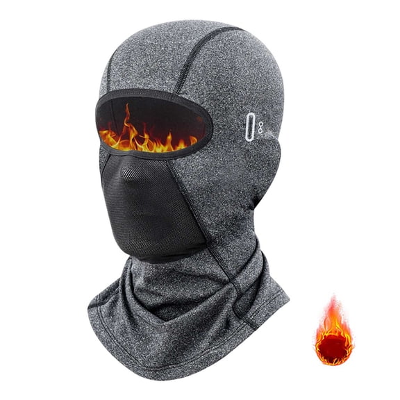 Fewfanhot Ski Mask, Water Resistant Windproof Fleece Thermal Face Mask, Cycling Motorcycle Neck Warmer Winter Gear for Men Women