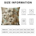 thumbnail image 5 of Nawypu  Rustic Daisy Board Pillow Covers White Sunflowers on Vintage Style Wood Plank Throw Pillowcases with Hidden Zipper for Couch Cushion Sofa Bedroom Home Decoration, 5 of 5