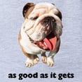 thumbnail image 2 of CafePress - FIN Bulldog Good.Pn... - Cute Infant Baby Football Bodysuit, 2 of 3