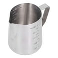thumbnail image 2 of Jarra para espumar leche, jarra de café para hacer espuma de acero inoxidable con escala medidora para fiesta en casa, Bar, 550ML, 2 of 14