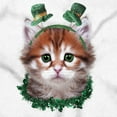 thumbnail image 2 of Irish Cat Lover St Patricks Day Womens Plus Size Graphic Zipper Hoodie Brisco Brands 5X, 2 of 5
