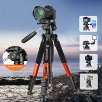 UEGOGO 74" Heavy Duty Tripod for Camera/DSLR/Spotting Scope, Compact & Monopod