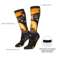 thumbnail image 4 of Susaid Golden Koi And Treasure Print Thermal Winter Socks for Men and Women, Warm Crew Hiking Socks, for Boots and Outdoor Activities, 4 of 6