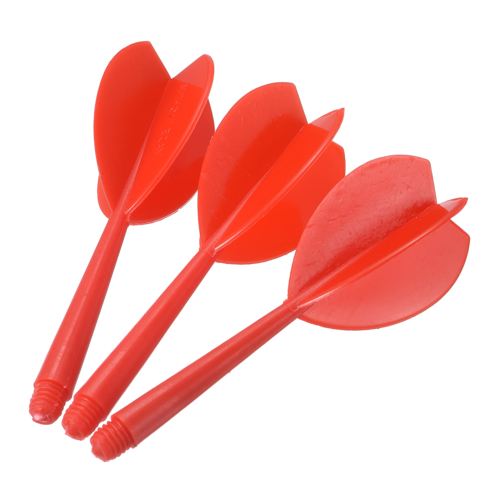 Ailettes Pour Fléchettes Avec Tiges Intégrées - Lot De 3, Polymère Durable, Forme Grande Aile, Pour Stabilité Et Précision