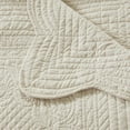 thumbnail image 3 of Madison Park Tuscany Oversized Quilted Throw with Scalloped Edges, 60 by 72", Ivory, 3 of 6