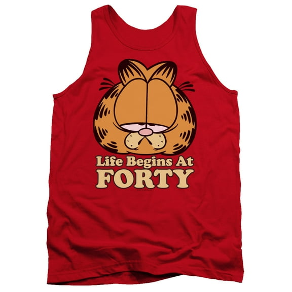 Garfield - Life Begins At Forty - Tank Top - XX-Large