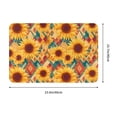 thumbnail image 3 of Uemuo Diamond Bohemian Sunflower Printed Door Mat Indoor Doormat 16"x24",Front Back Door Mats Non Slip Entrance Rugs,Inside Doormats for Entryway, 3 of 9
